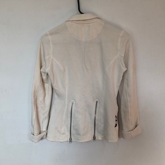 COPY - TRIPLE 5 SOUL cotton blazer w pockets and zipper - Picture 2 of 7